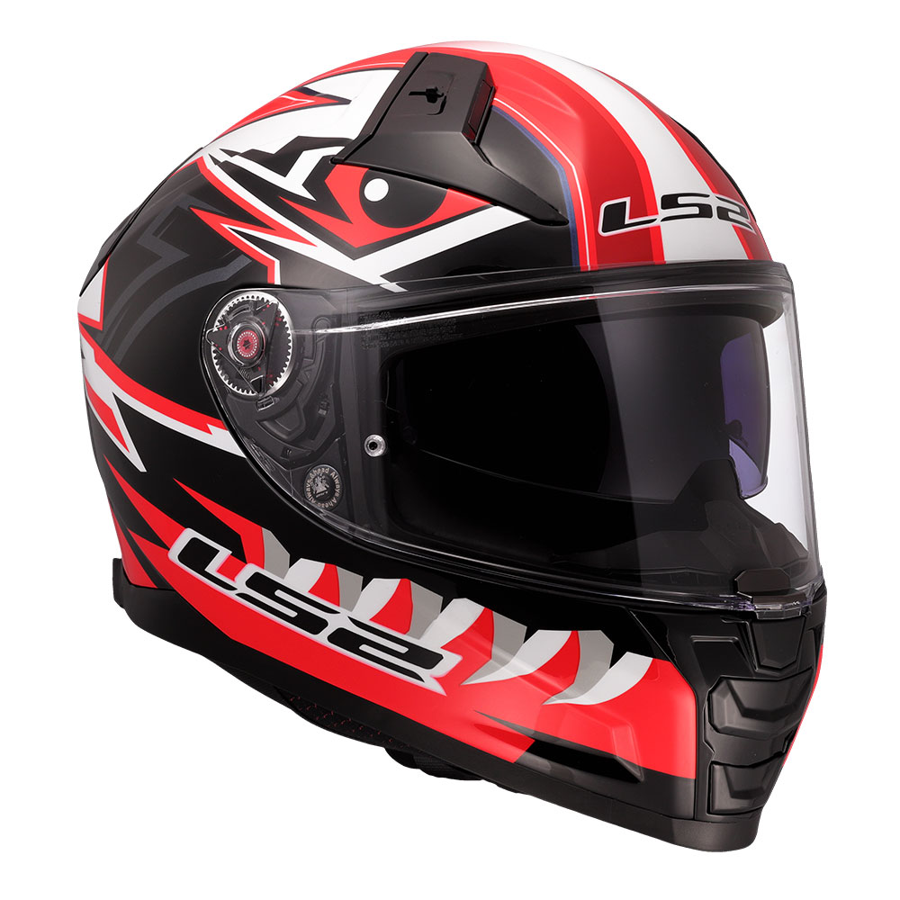 Kaciga LS2 Full Face FF811 VECTOR II BUNDRI crno crvena