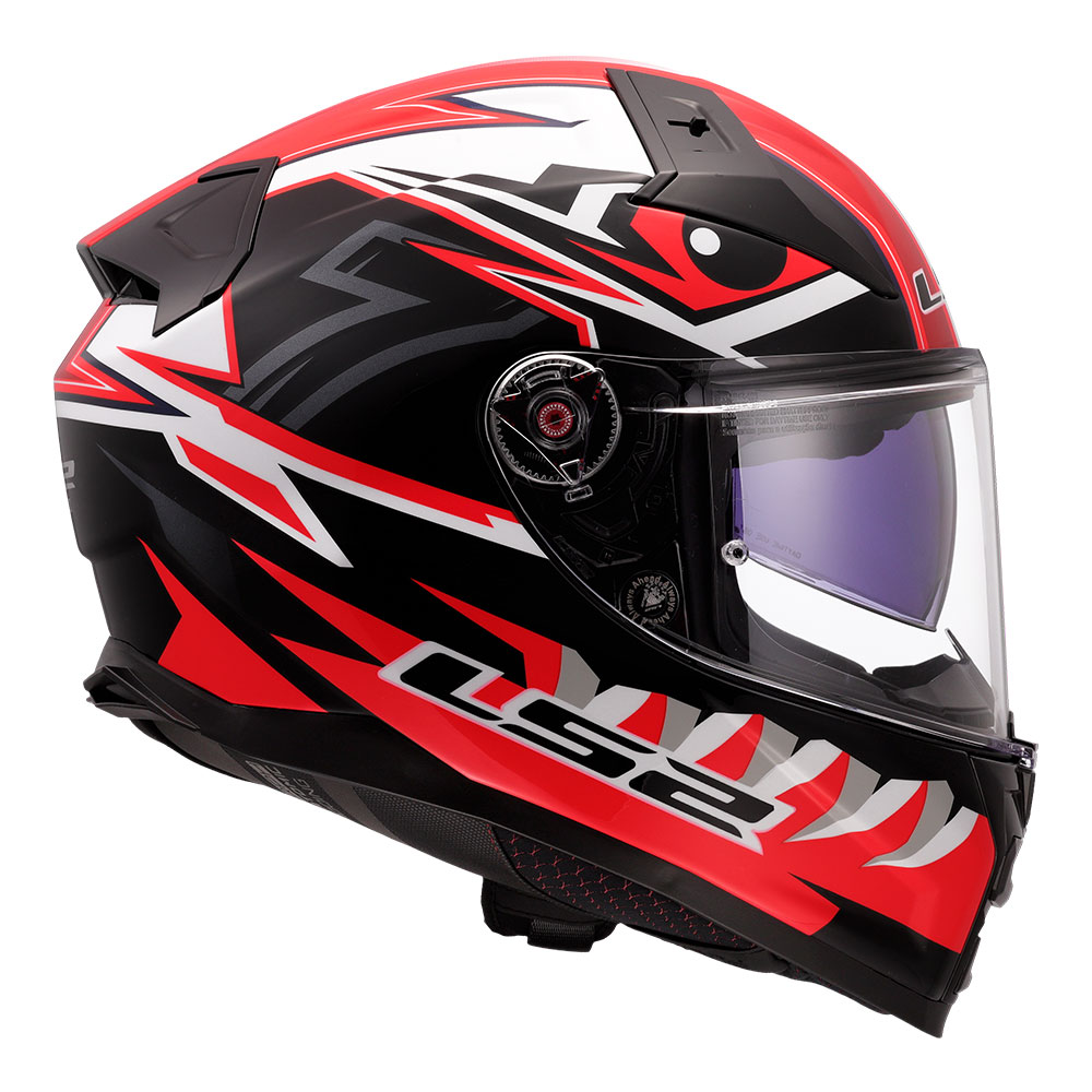 Kaciga LS2 Full Face FF811 VECTOR II BUNDRI crno crvena