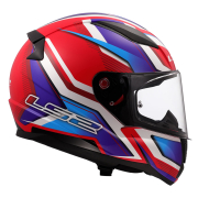 Kaciga LS2 Full Face FF353 RAPID II FLITZ belo plavo crvena L