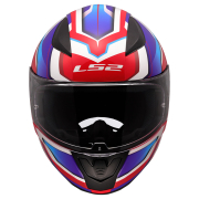 Kaciga LS2 Full Face FF353 RAPID II FLITZ belo plavo crvena L