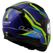Kaciga LS2 Full Face FF353 RAPID II FLITZ žuto plava 3XL