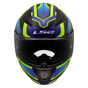 Kaciga LS2 Full Face FF353 RAPID II FLITZ žuto plava 3XL