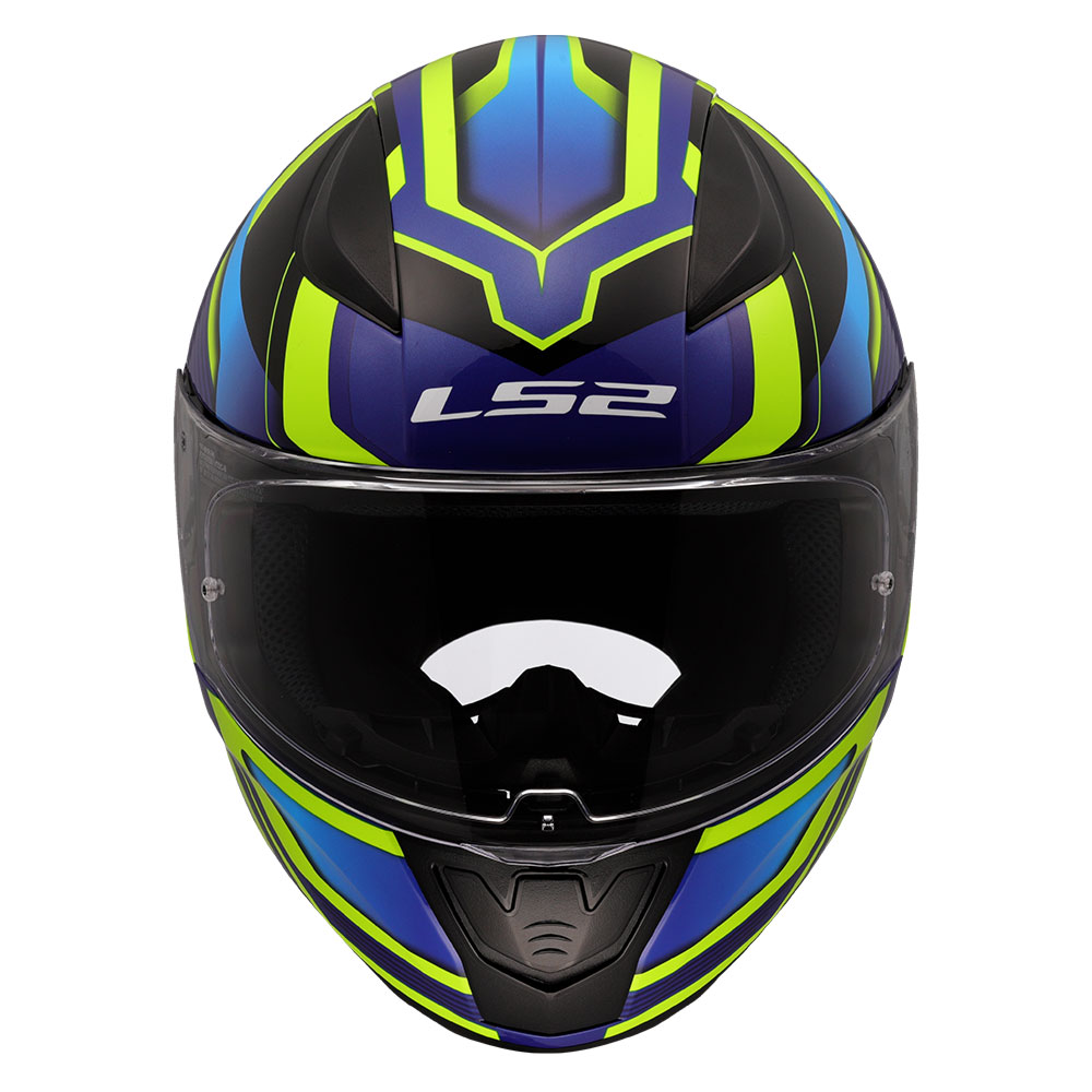 Kaciga LS2 Full Face FF353 RAPID II FLITZ žuto plava 3XL