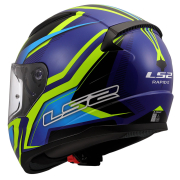 Kaciga LS2 Full Face FF353 RAPID II FLITZ žuto plava 3XL
