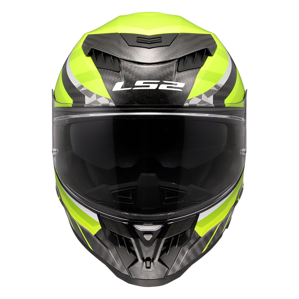 Kaciga LS2 Full Face FF807 DRAGON CARBON TRAX žuta S