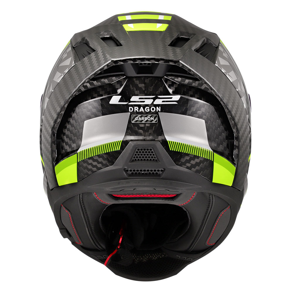 Kaciga LS2 Full Face FF807 DRAGON CARBON TRAX žuta S