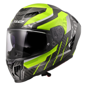 Kaciga LS2 Full Face FF807 DRAGON CARBON TRAX žuta S