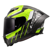 Kaciga LS2 Full Face FF807 DRAGON CARBON TRAX žuta S