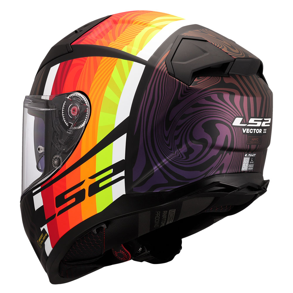 Kaciga LS2 Full Face FF811 VECTOR II FREEDOM crno šarena XL