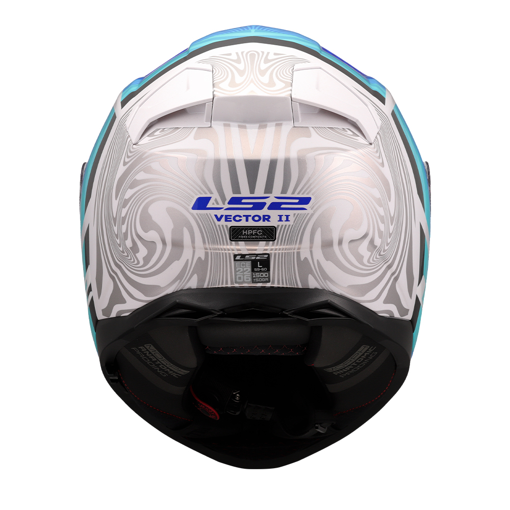 Kaciga LS2 Full Face FF811 VECTOR II FREEDOM belo siva XXL