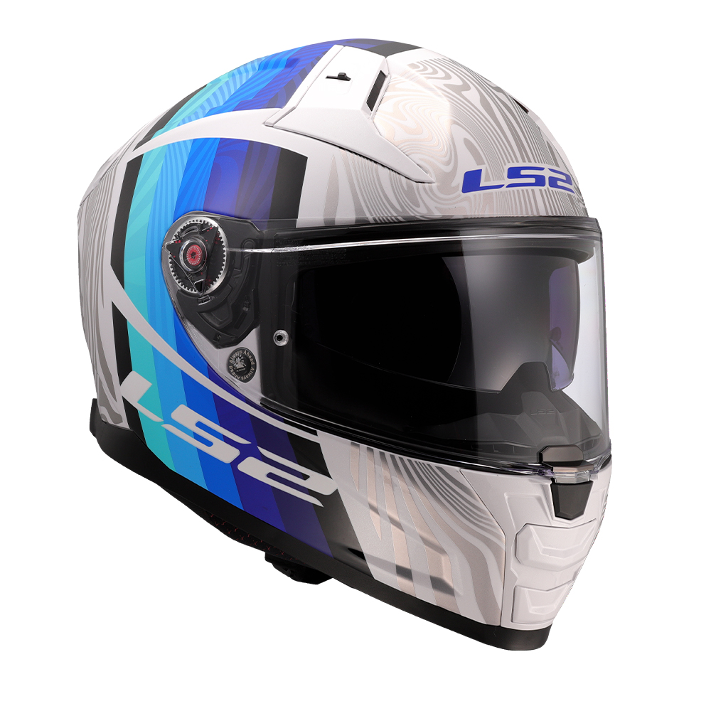 Kaciga LS2 Full Face FF811 VECTOR II FREEDOM belo siva XXL