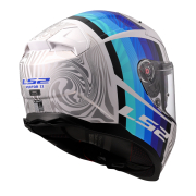 Kaciga LS2 Full Face FF811 VECTOR II FREEDOM belo siva XXL
