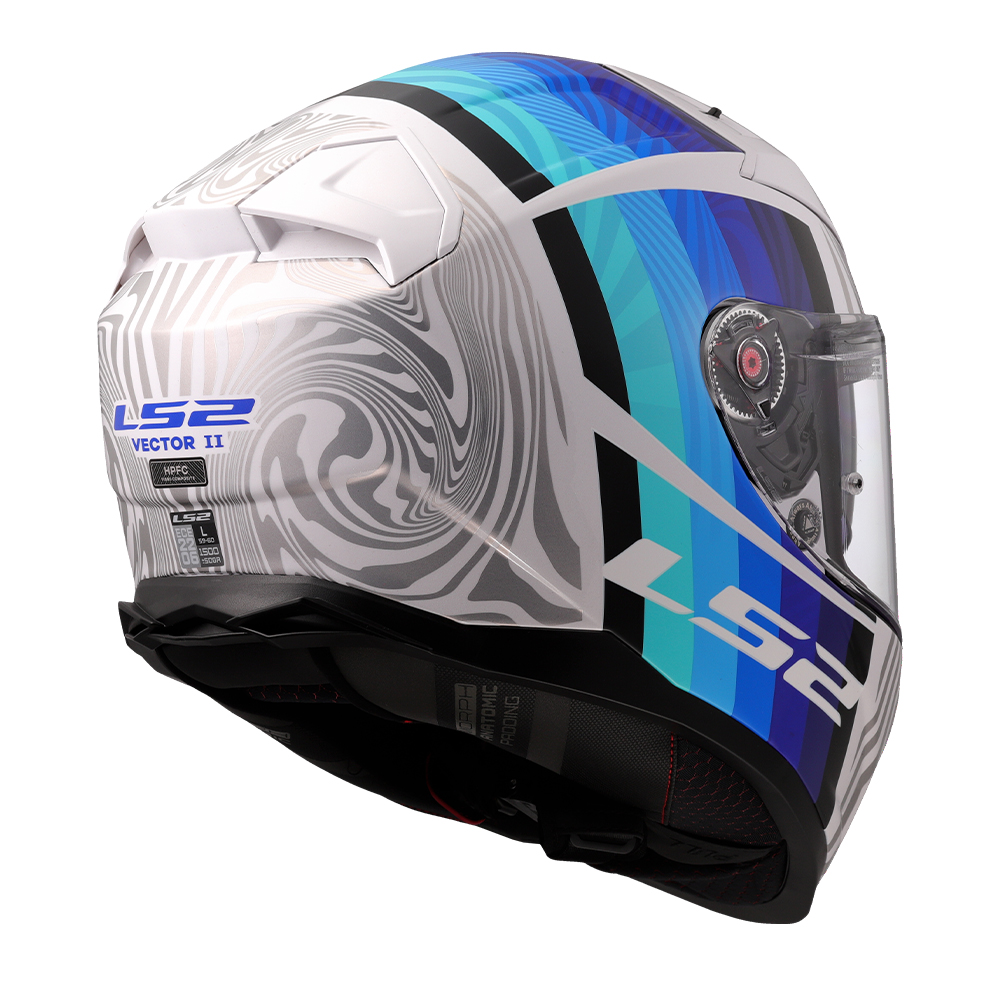 Kaciga LS2 Full Face FF811 VECTOR II FREEDOM belo siva XXL
