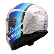 Kaciga LS2 Full Face FF811 VECTOR II FREEDOM belo siva XXL