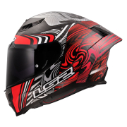 Kaciga LS2 Full Face FF807 DRAGON CARBON ENTHUM crvena M
