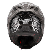 Kaciga LS2 Full Face FF807 DRAGON CARBON ENTHUM srebrna S
