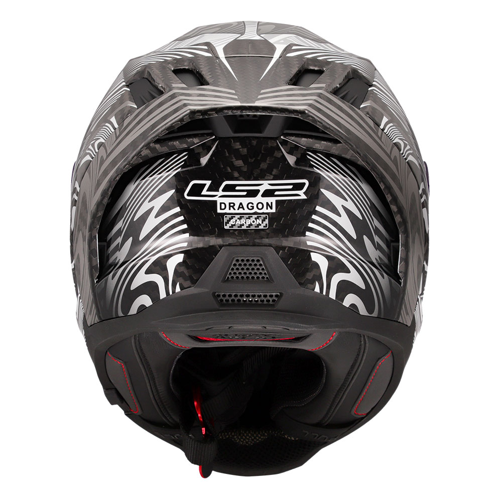 Kaciga LS2 Full Face FF807 DRAGON CARBON ENTHUM srebrna S