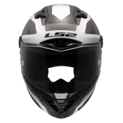 Kaciga LS2 Full Face FF805 THUNDER CARBON GP AERO RAUTE belo siva M