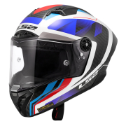 Kaciga LS2 Full Face FF805 THUNDER CARBON GP AERO RAUTE plavo crvena M