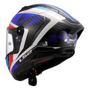 Kaciga LS2 Full Face FF805 THUNDER CARBON GP AERO RAUTE plavo crvena M
