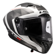 Kaciga LS2 Full Face FF805 THUNDER CARBON GP AERO RAUTE belo siva S