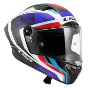 Kaciga LS2 Full Face FF805 THUNDER CARBON GP AERO RAUTE plavo crvena S