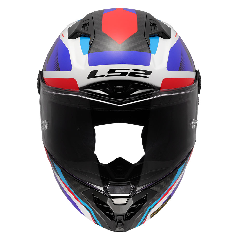 Kaciga LS2 Full Face FF805 THUNDER CARBON GP AERO RAUTE plavo crvena S