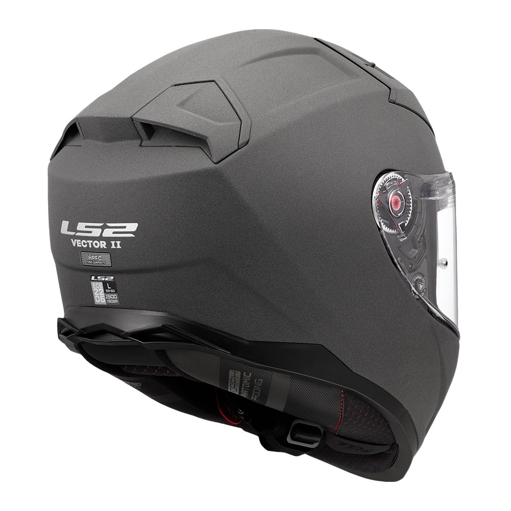 Kaciga LS2 Full Face FF811 VECTOR II CONCRETE siva XXL
