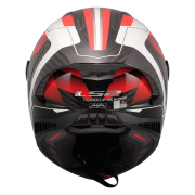 Kaciga LS2 Full Face FF805 THUNDER CARBON GP AERO RAUTE belo crvena S