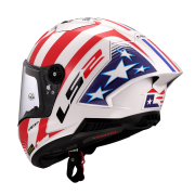 Kaciga LS2 Full Face FF805 THUNDER CARBON GP AERO REPLICA BAZ crveno belo plava