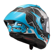 Kaciga LS2 Full Face FF805 THUNDER CARBON GP AERO REPLICA HUERTAS plavo bela