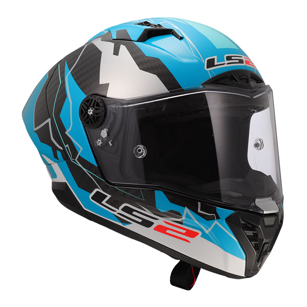 Kaciga LS2 Full Face FF805 THUNDER CARBON GP AERO REPLICA HUERTAS plavo bela