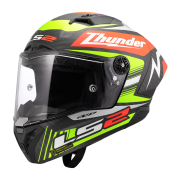 Kaciga LS2 Full Face FF805 THUNDER CARBON GP AERO REPLICA crna