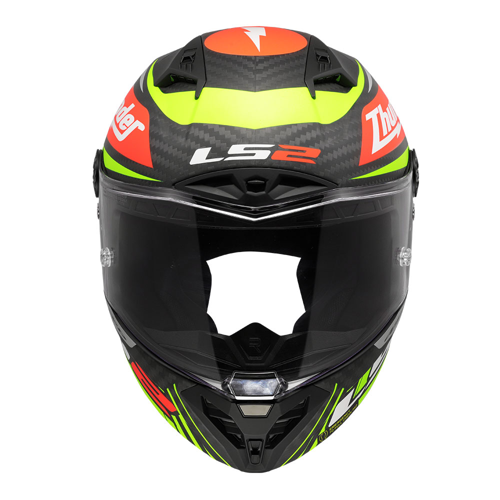 Kaciga LS2 Full Face FF805 THUNDER CARBON GP AERO REPLICA crna