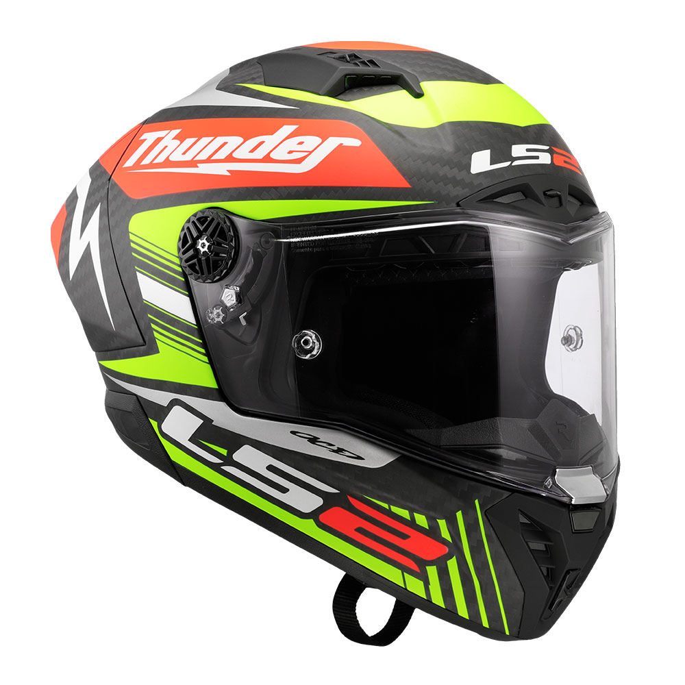 Kaciga LS2 Full Face FF805 THUNDER CARBON GP AERO REPLICA crna