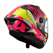 Kaciga LS2 Full Face FF805 THUNDER CARBON GP AERO REPLICA ALDEGUER žuto roza L