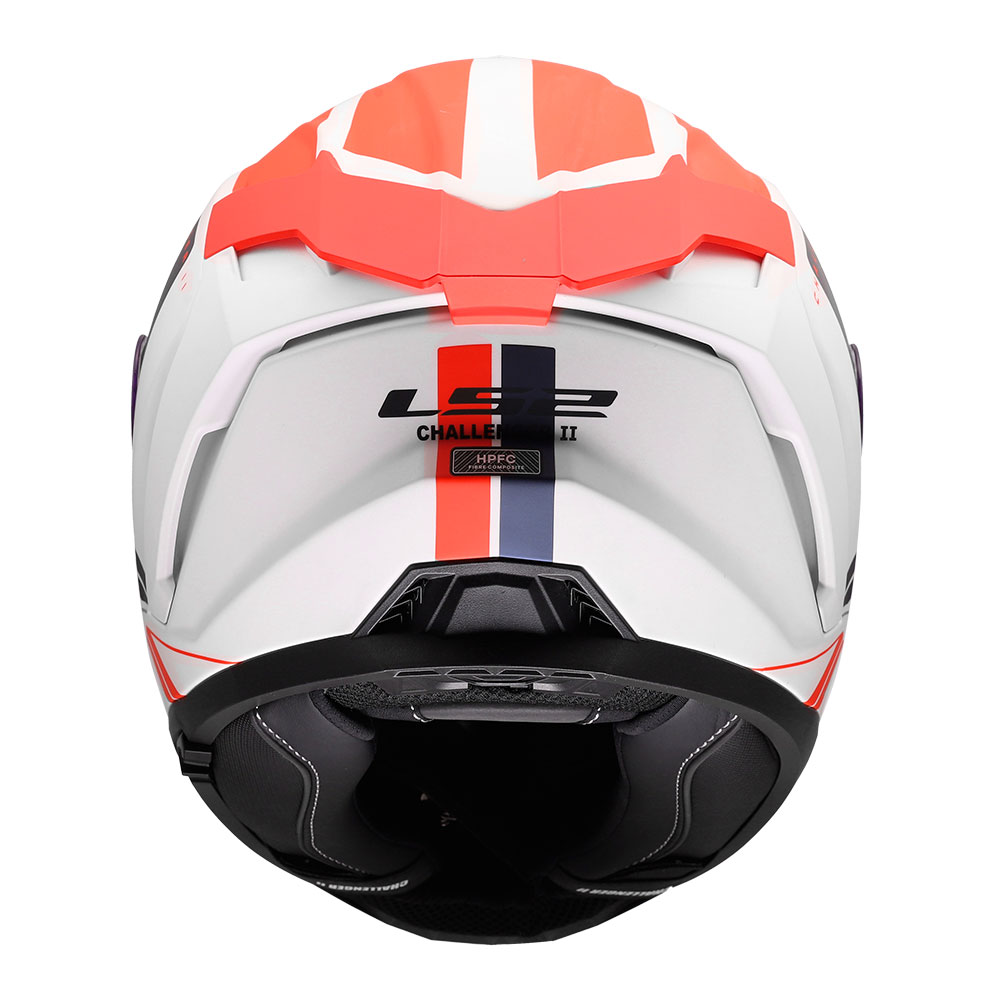 Kaciga LS2 Full Face FF817 CHALLENGER II TITAN belo plavo crvena