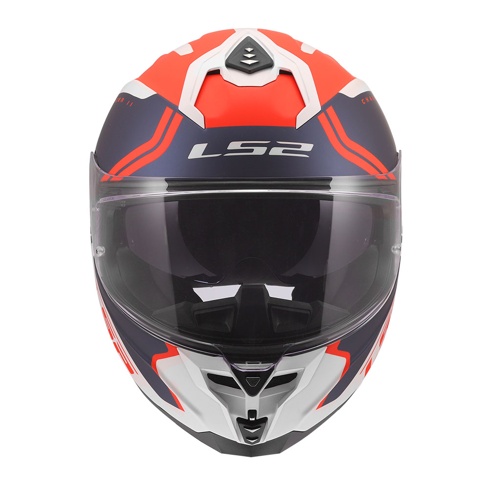Kaciga LS2 Full Face FF817 CHALLENGER II TITAN belo plavo crvena