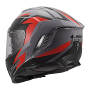 Kaciga LS2 Full Face FF818 STORM III DYNAMO sivo crvena
