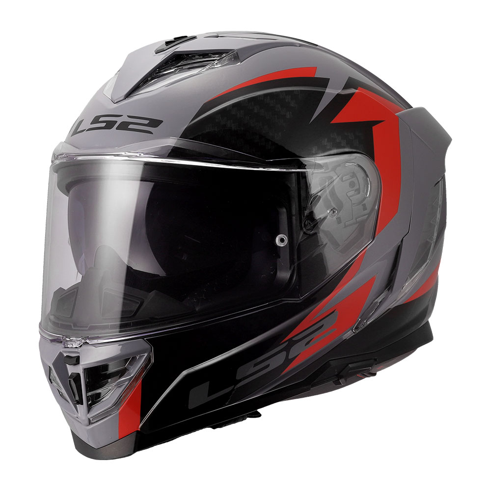 Kaciga LS2 Full Face FF818 STORM III DYNAMO sivo crvena