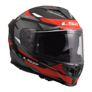 Kaciga LS2 Full Face FF818 STORM III KOMAI crno crvena