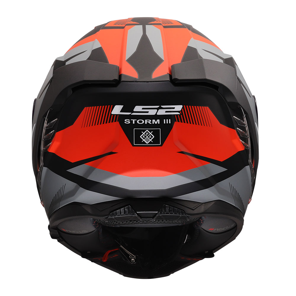 Kaciga LS2 Full Face FF818 STORM III KOMAI crno crvena