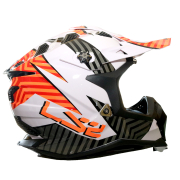 Kaciga LS2 Cross MX700 SUBVERTER ASTRO belo narandžasta XXL