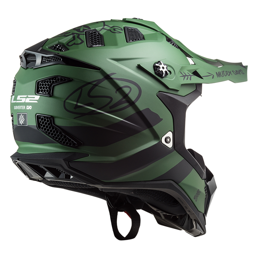 Kaciga LS2 Cross MX700 SUBVERTER CARGO zelena XL