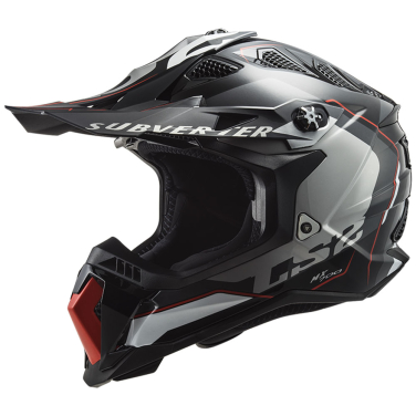 Kaciga LS2 Cross MX700 SUBVERTER ARCHED crno sivo titanium