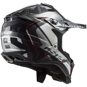 Kaciga LS2 Cross MX700 SUBVERTER ARCHED crno sivo titanium