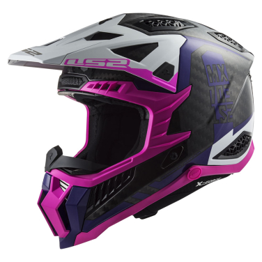 Kaciga LS2 Cross MX703 C X-FORCE CARBON VICTORY crno roza S