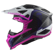 Kaciga LS2 Cross MX703 C X-FORCE CARBON VICTORY crno roza