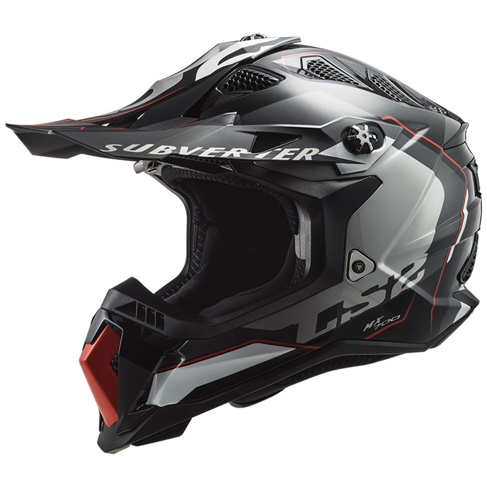 Kaciga LS2 Cross MX700 SUBVERTER EVO II ARCHED crno sivo titanium XL