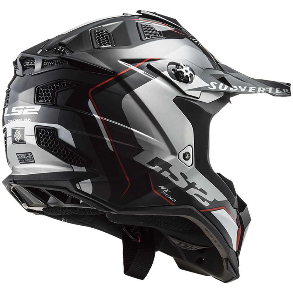 Kaciga LS2 Cross MX700 SUBVERTER EVO II ARCHED crno sivo titanium XL